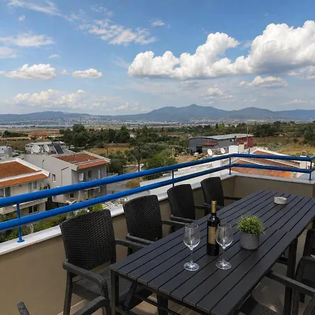 Ostria Sea View Maisonette # 5 Separate Bedrooms Апартаменты Переа