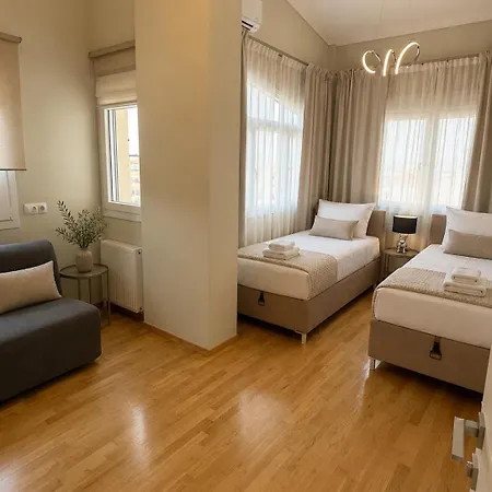Апартаменты Ostria Sea View Maisonette # 5 Separate Bedrooms Переа