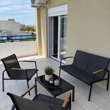 Ostria Sea View Maisonette # 5 Separate Bedrooms Апартаменты Переа